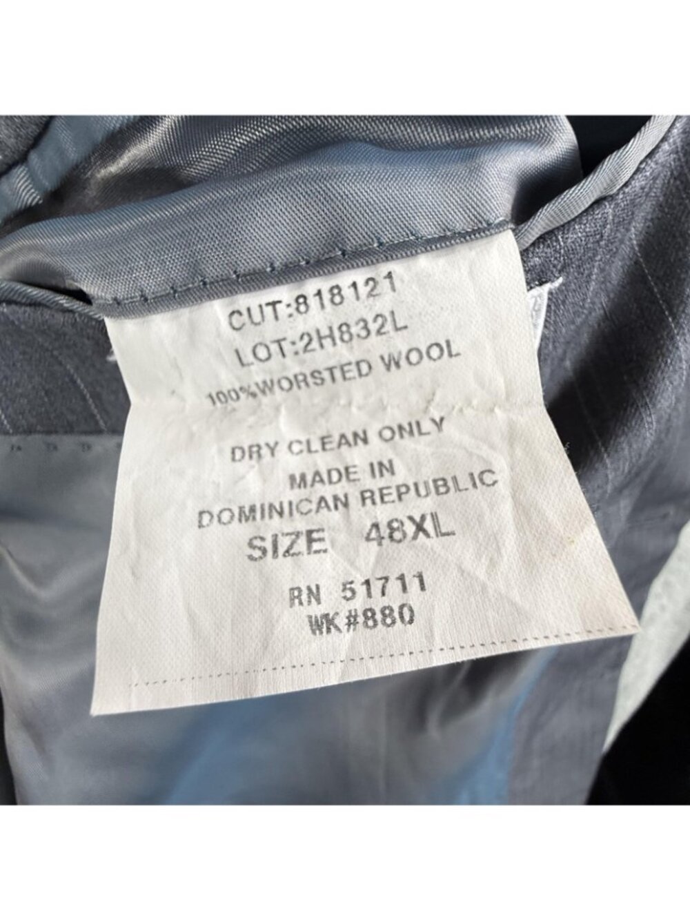 Gianfranco Ruffini Suit Jacket Mens 48XL Gray Pinstripe Wool Super 100s 2 Button - Picture 6 of 16